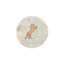 Ensemble de 4 sous-verres en marbre Stallion - blanc