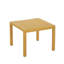 Holiday - Ensemble de meubles d'intérieur / extérieur 2 pièces 1 chaises et 1 table basse Matériau PP imperméable - Ensemble de conversation pour patio facile à assembler (jaune)-1794224822