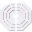 Médaillon de plafond contemporain en PVC Westin-36078449