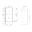 Adhesive Stainless Steel Shower Shelf-47848336