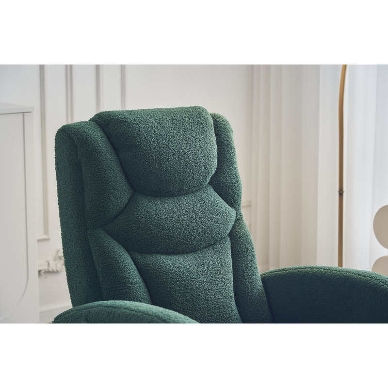 Chaise berçante Teddy, Vert