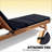 Chaise Lounge Cushions Set Of 2, Outdoor Patio Chair Cushions With 6 Ties, 72 Inch-1723683207