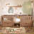 Twin Kids Floor Bed with Stairs, Rails and Slats,Twin Size Montessori Floor Bed with Bookshelf and 2 Storage Drawers,Easy Assemble Montessori Beds Frame,Natural-251181159-251181158