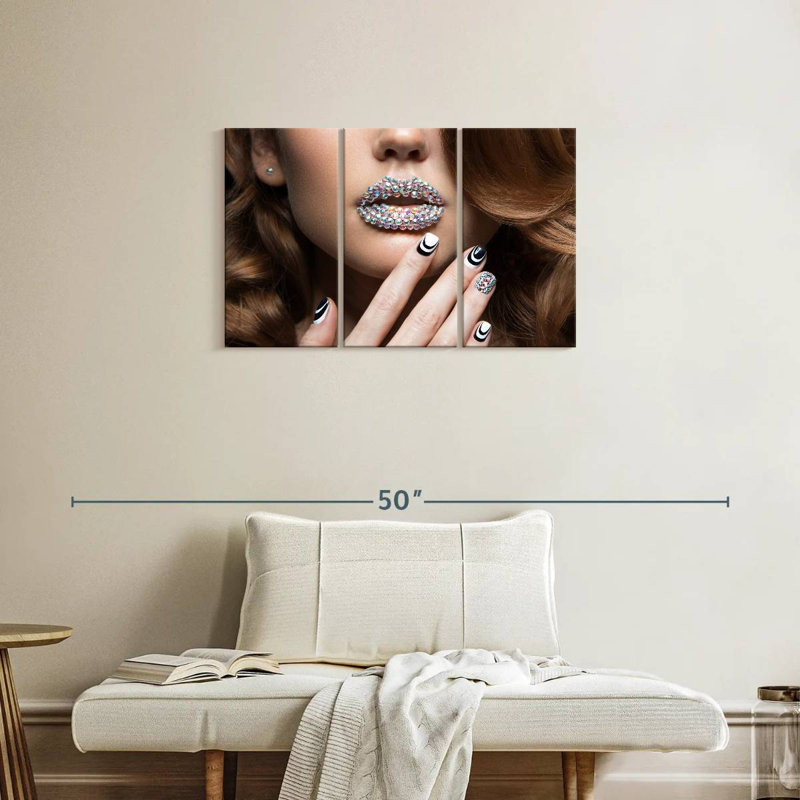 Shuttleworth Crystal Girl Nails, 20" H x 33" W