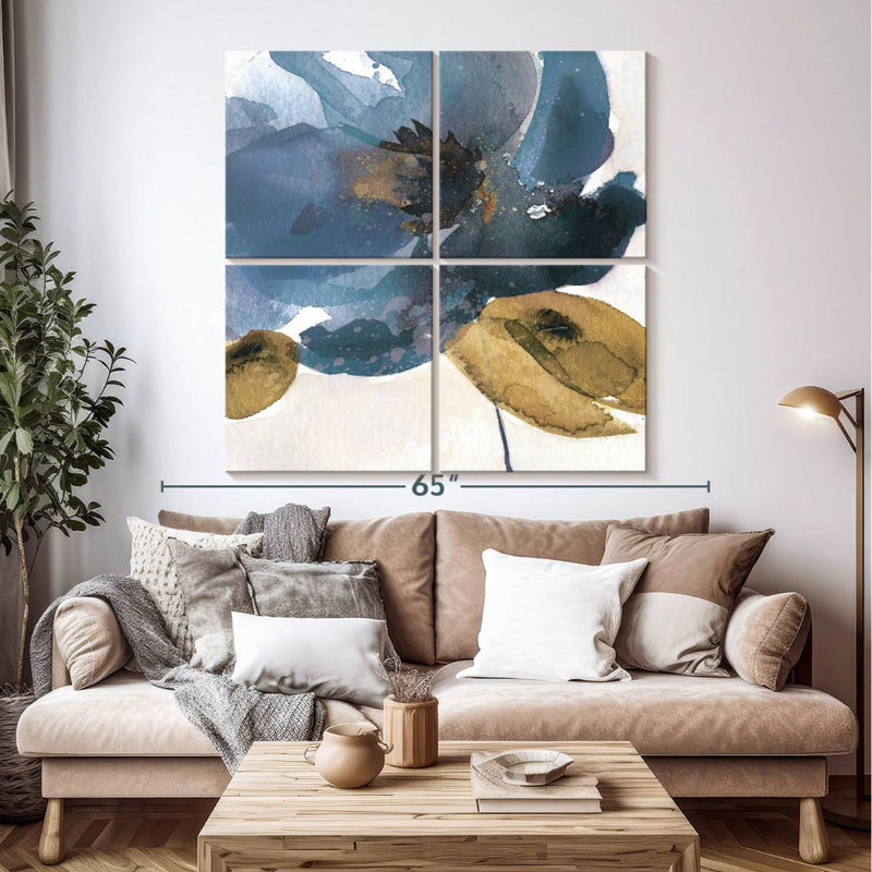 Avery Blue Note I, 50" H x 50" W