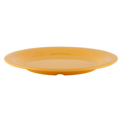  Assiette plate en mélamine 10,5 po, ensemble de 4