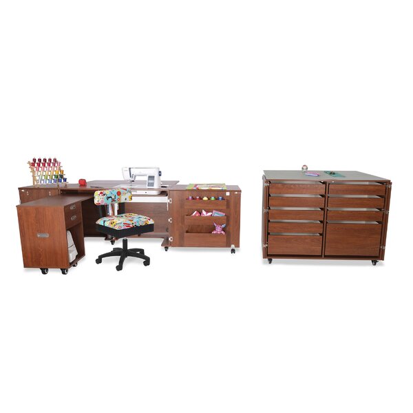 Arrow Sewing Dingo Cutting & Storage Cabinet with Aussie Sewing Cabinet ...