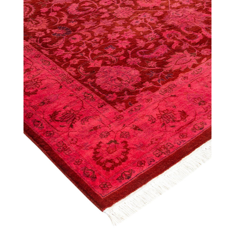 Fine Vibrance One-of-a-Kind 4' 2" X 6' 3" Hand Knotted Area Rug