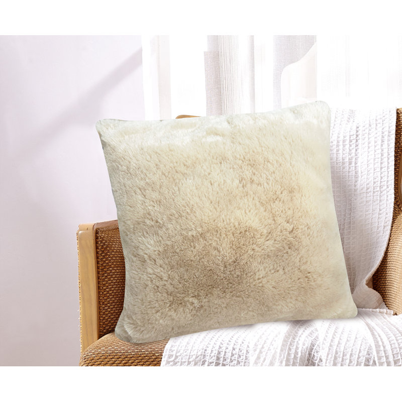 Madison Faux Fur Throw Pillow