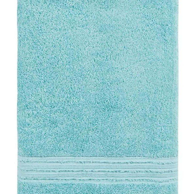Serviette de bain turquoise en coton 27 po x 54 po Aqua