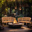 Peanut Teak Garden Bench