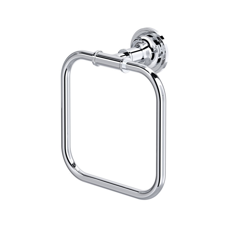 San Giovanni Towel Ring, Polished Chrome