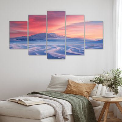 Chenier - Volcano Wall Art For Living Room 5 Piece