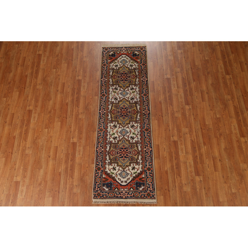 One-of-a-Kind Runner 2'5" X 7'10" New Age Runner Wool Area Rug in