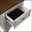 Table de chevet traditionnelle bicolore 1pc