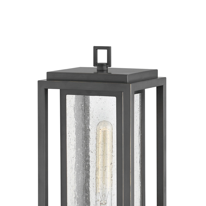 Luminaire sur mât câblé 16,5 po République, Bronze frotté à l'huile