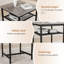 Table de bar et tabouret gris 3 pièces, cloison, matériaux, facile à nettoyer dans des appartements de 3, couleur, 2 tabourets avec, pliable pour plus d'espace