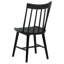 Chaise d'appoint en bois massif Carlos (ensemble de 2)-1276487055