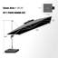 Justhin 3.3m Square Cantilever Umbrella With Base-179493651