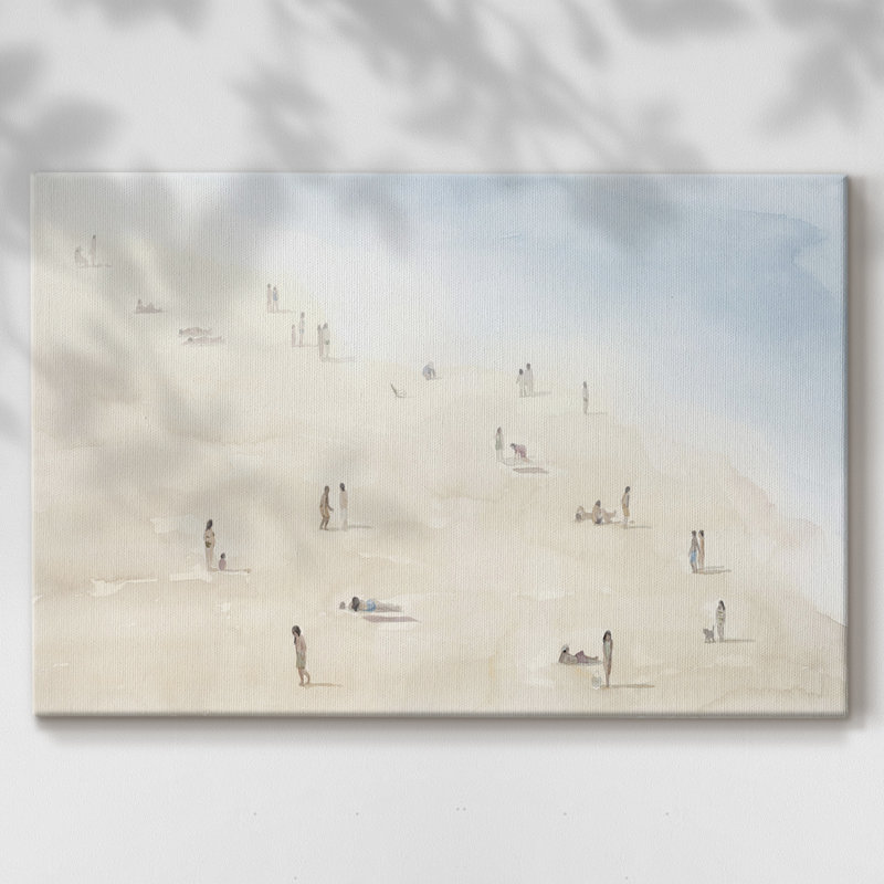 Beach Goers III -Galery Enveloppé Cavas, 40 x 60
