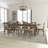 Aylar Rustic Folding Farm Table Set with Cross Back Chairs and Cushions-15992608-88932464