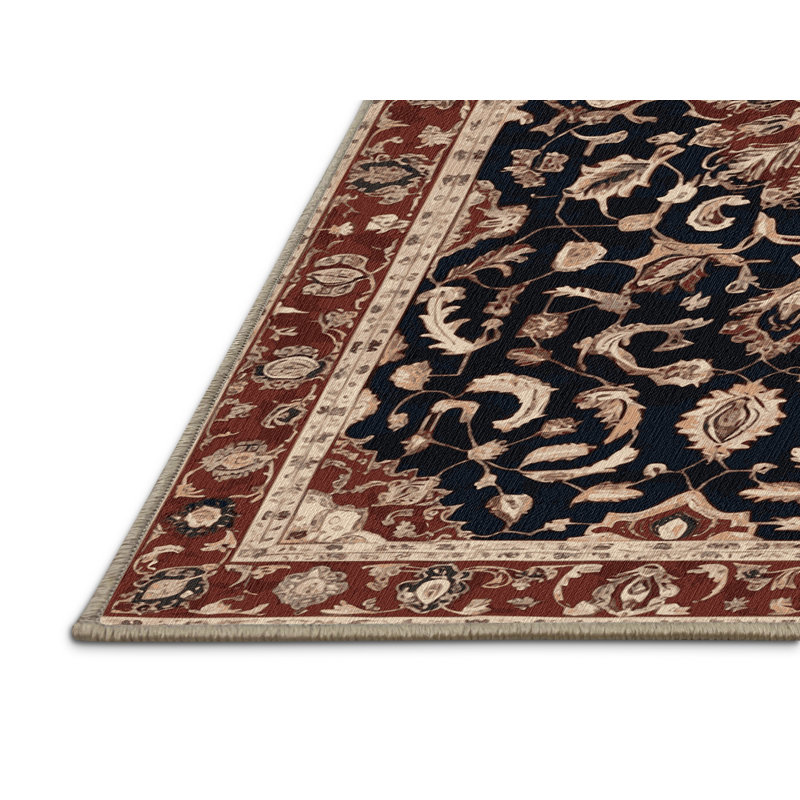 Tapis brun lavable à la machine, Rectangulaire 2 pi x 3 pi