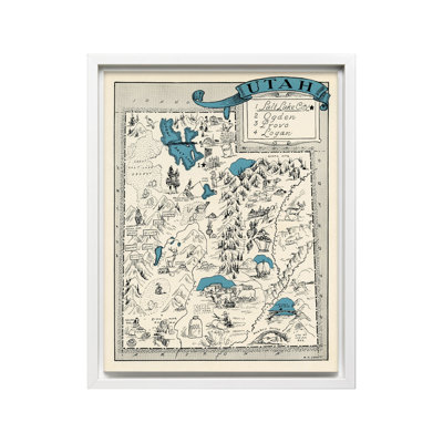 Carte illustrée de l'Utah