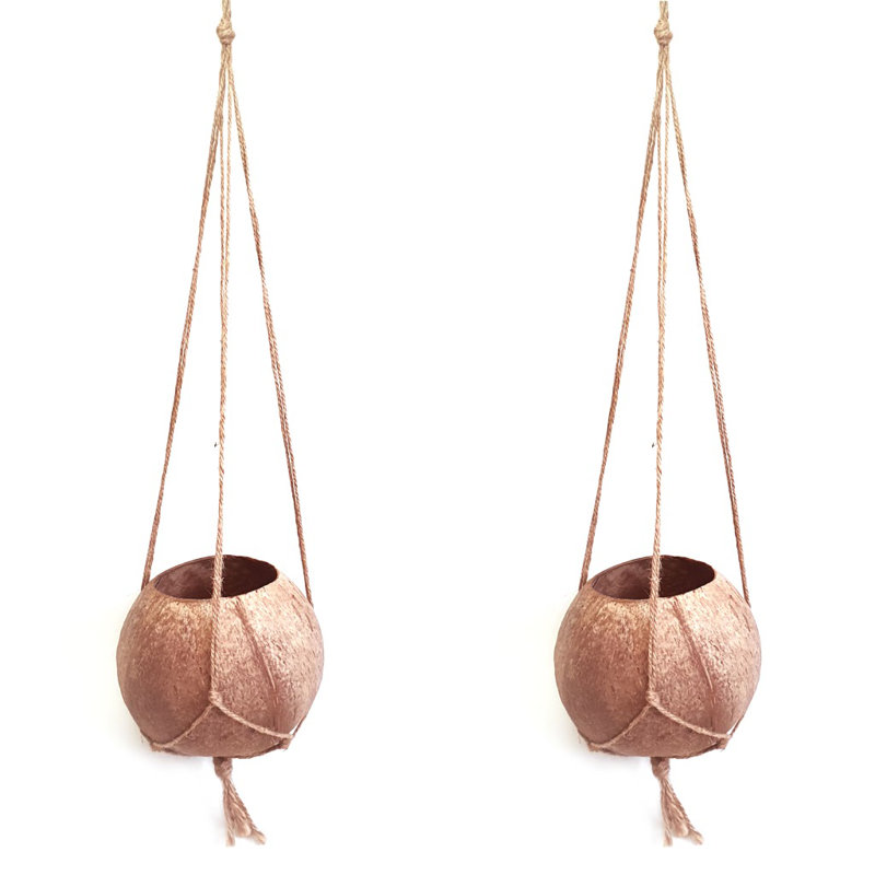 Pot suspendu en bois, 2
