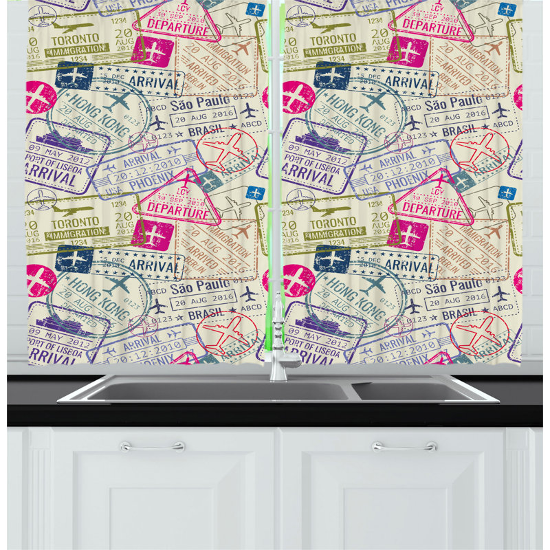 Pointed Kitchen Curtain