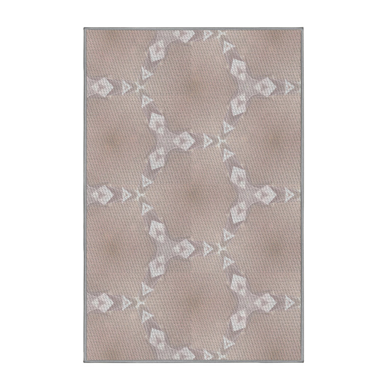 Geometric Indoor Rug, Rectangle 5' x 7'