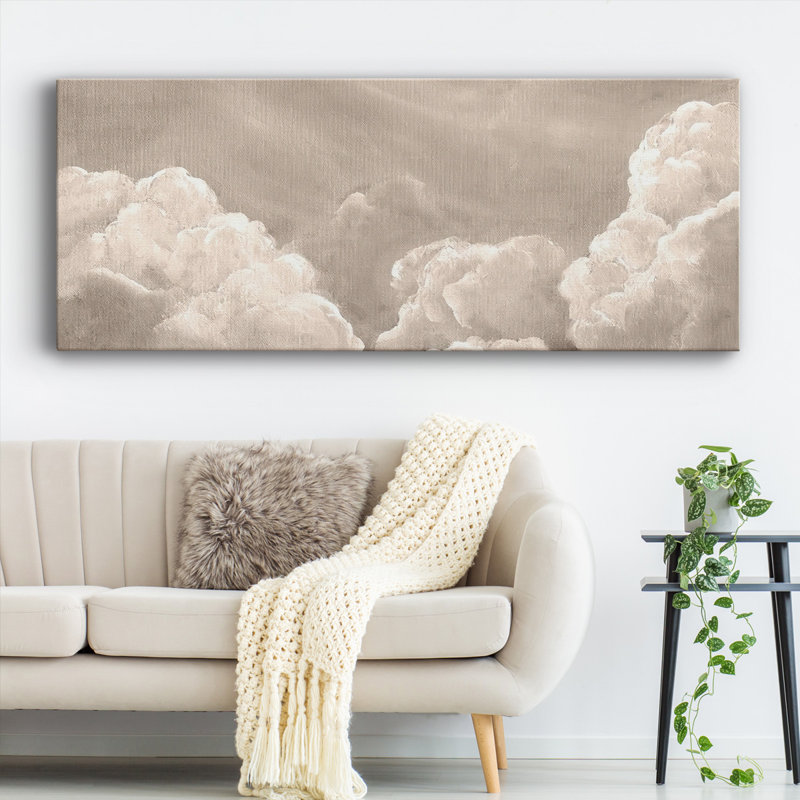 " Painted Clouds Ii ", 8" H x 20" W x 1.5" D