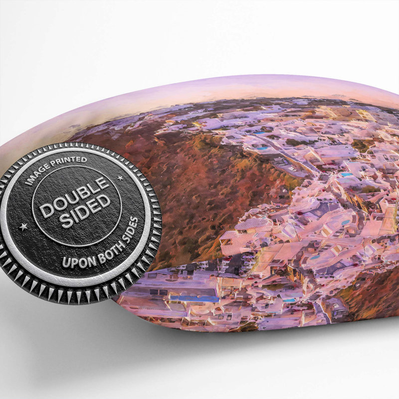 Abstract Square Cushion, 55cm H x 55cm W x 20cm D