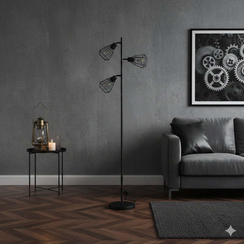 Lampe sur pied de ferme 65 po