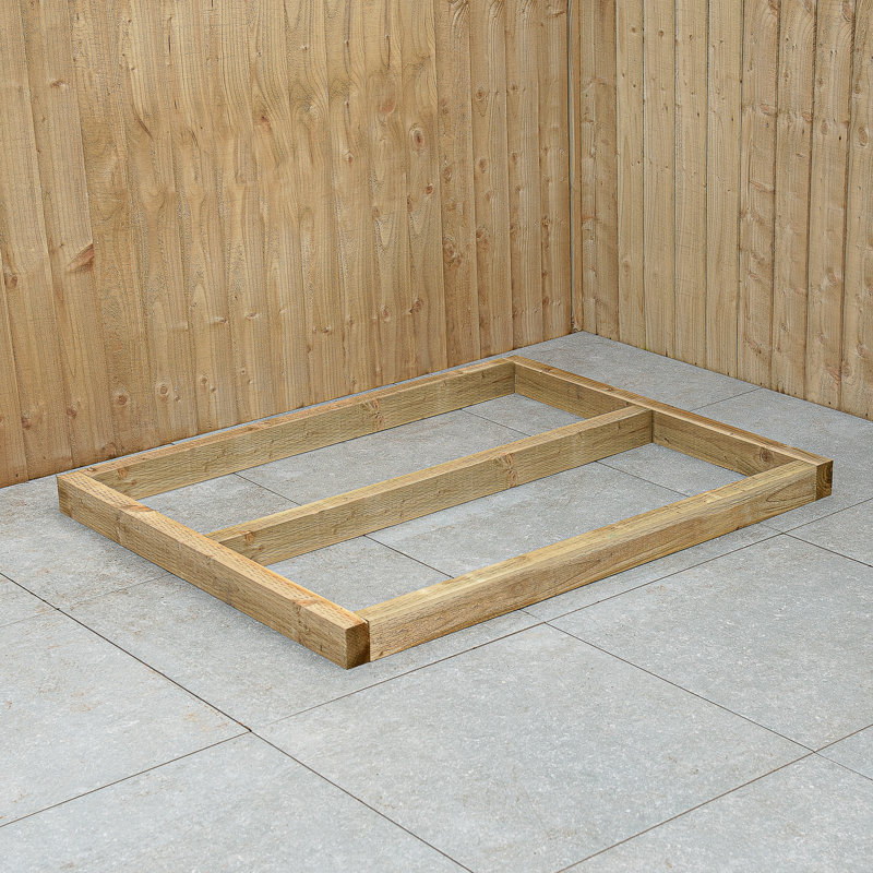 Shed Base Pressure Treated, 7.5cm H x 118cm W x 94.1cm D