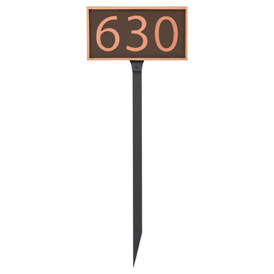 1-Line Lawn Address Sign