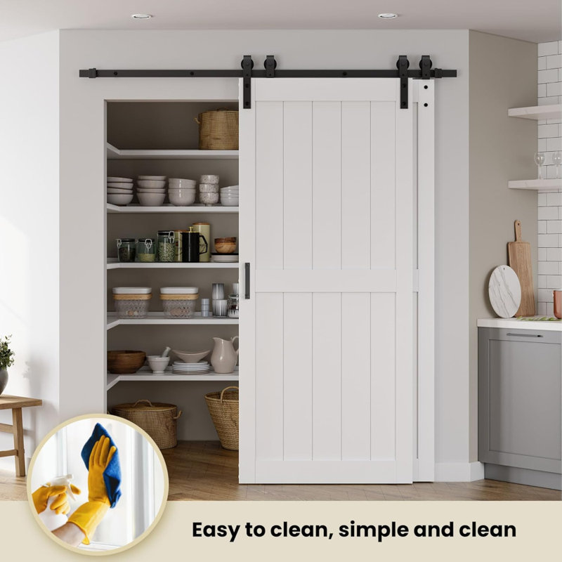 DOUBLE MDF SLIDING BARN DOORS