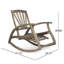 Chaise berçante inclinable