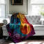 Couverture en sherpa de qualité supérieure Zen Yin Yang Abstraction-491894829