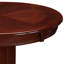 Table bistro en bois franc avec placage Sunburst Pudly Row