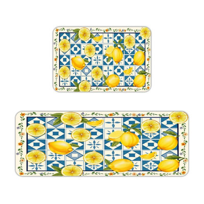 Tapis de cuisine 2 pièces