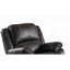Fauteuil inclinable en cuir synthétique noir Zuriel