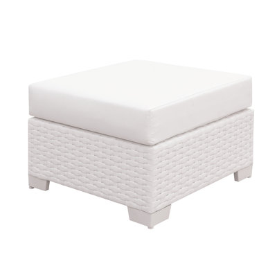 Darroch Wicker Outdoor Ottoman