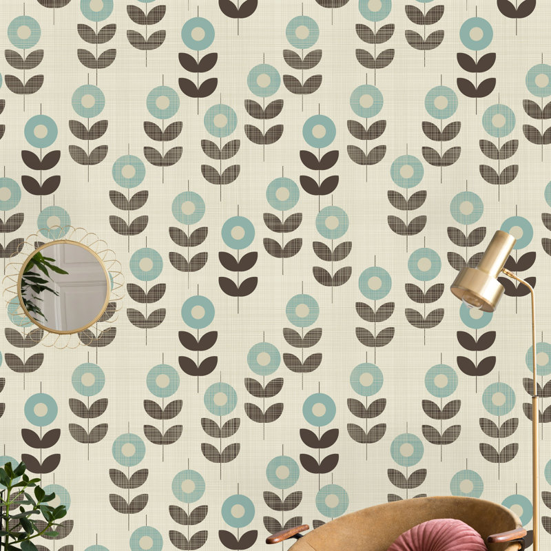 Rouleau de papier peint adhésif Hibbitts, L 10,42 pi x l 25 po