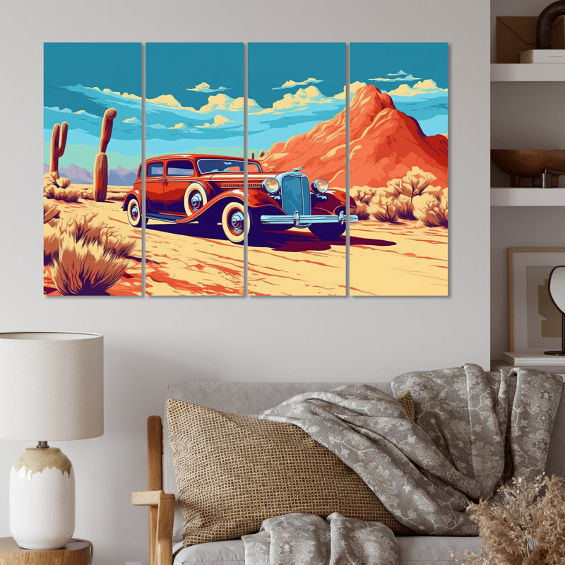 Rustic Transportation Wall Decor on Metal