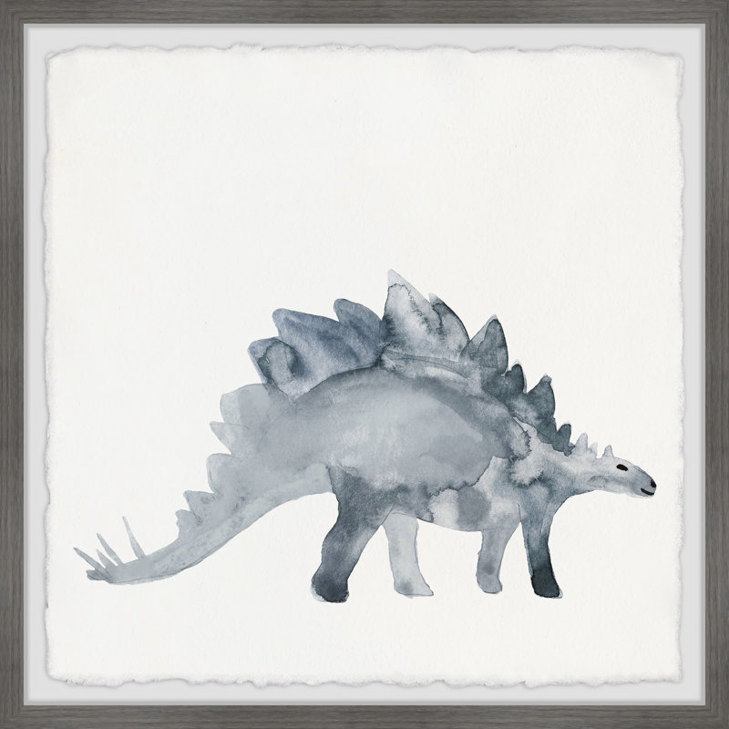 «Herlinda Dinosaurs», ensemble de 3 reproductions encadrées, H 32 po x l 32 po x P 1,5 po