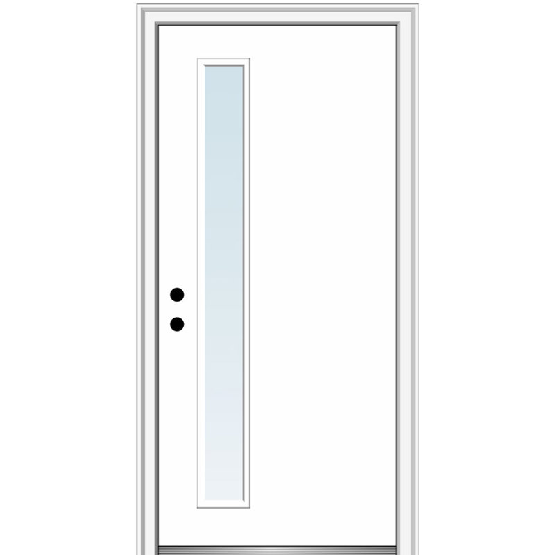 Porte d'entrée prémontée Spotlight, Droite / vers l'intérieur, H 81,75 po x l 31,5 po x P 6,56 po