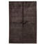 Hand Knotted Area Rug in Dark Brown