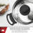Magefesa Style Stainless Steel Cookware Set