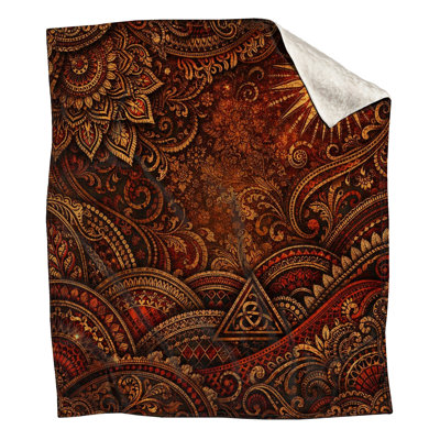 Intricate Ornamental Pattern Blankets