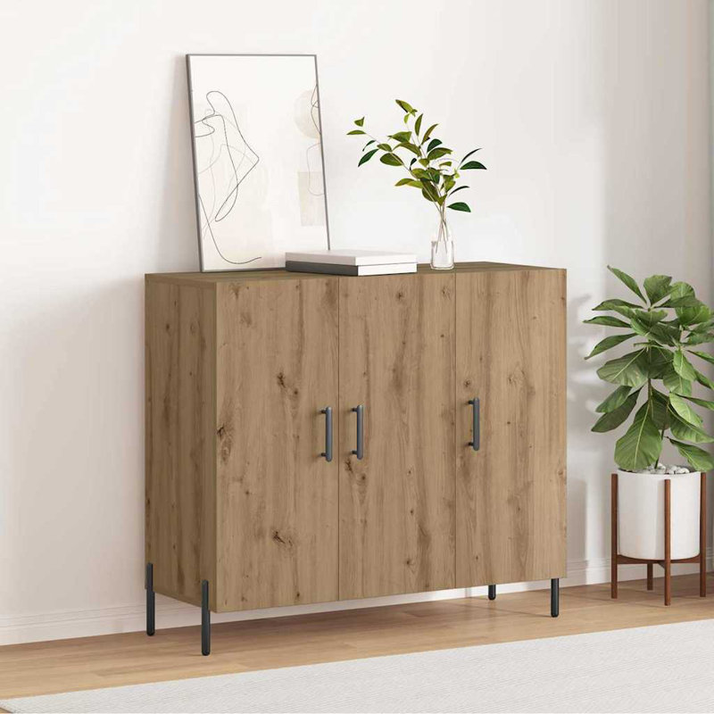 90cm Sideboard, Artisan Oak